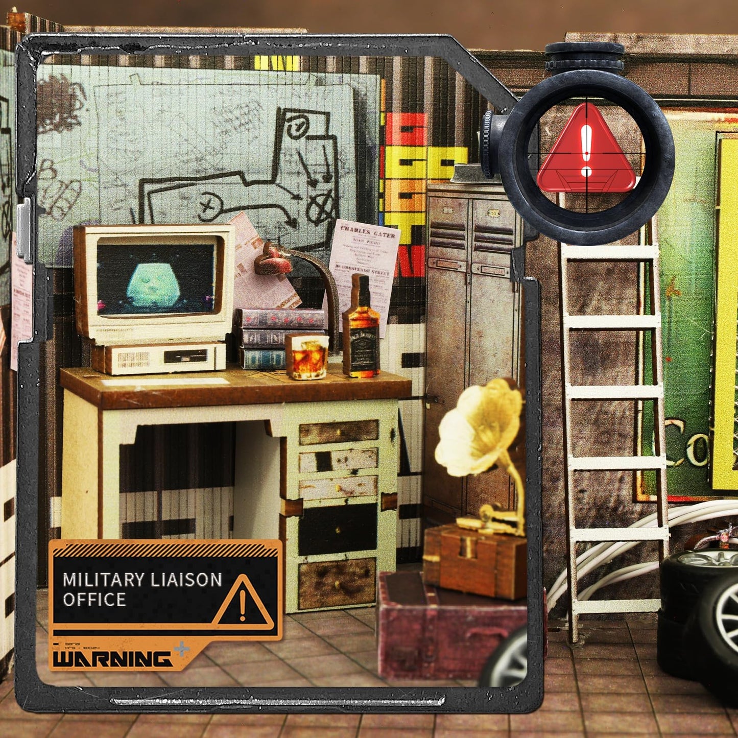 Military Base Book Nook Kit