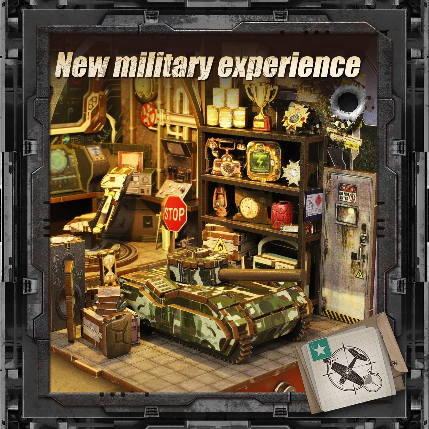 Military Base Book Nook Kit