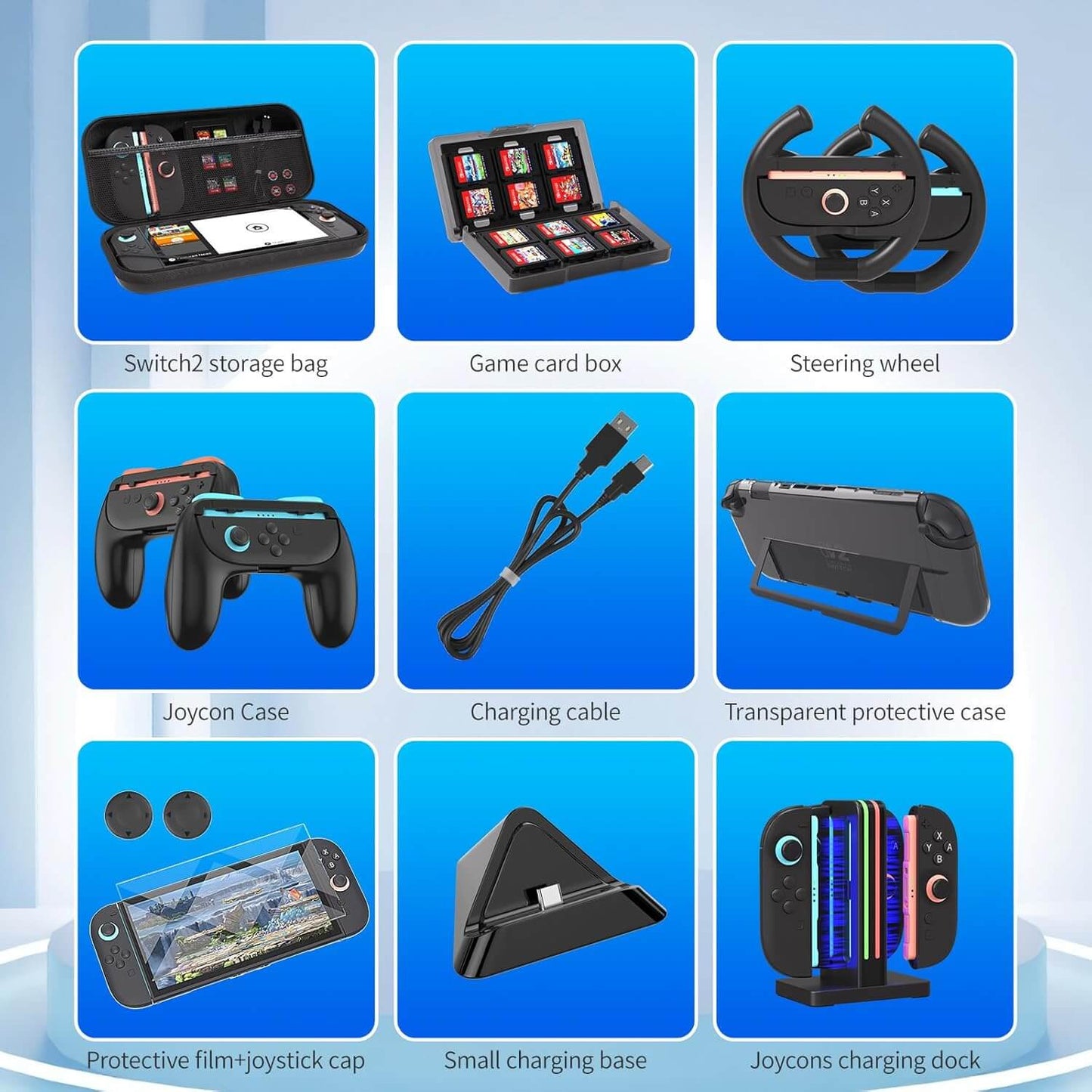 switch 2 accessories kit