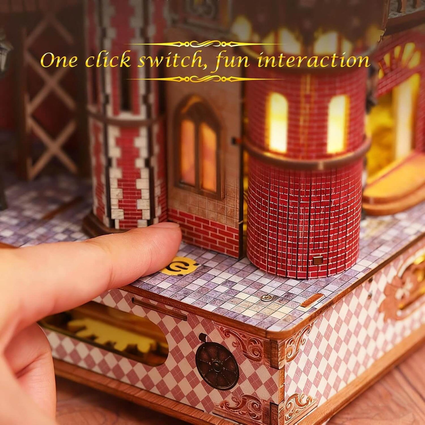 Annecy Castle Wooden Model Kit