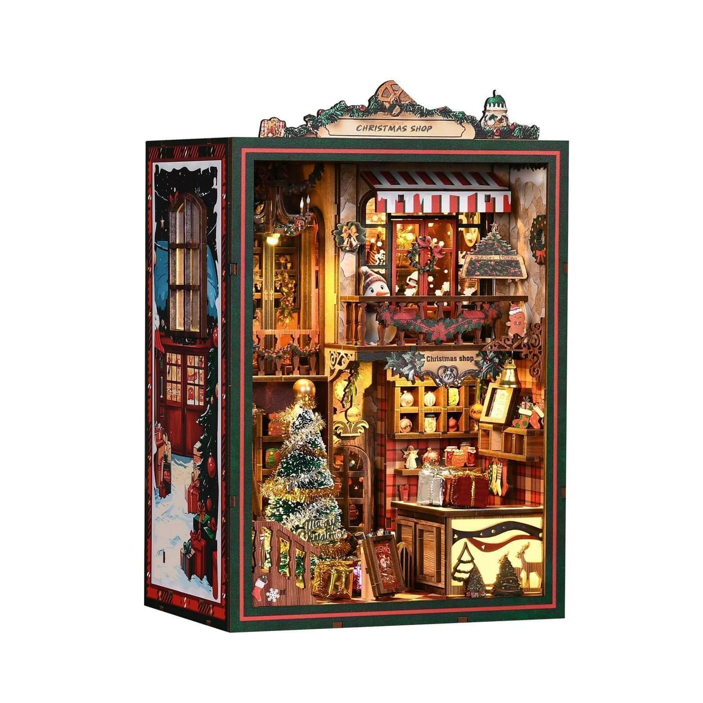 Christmas Book Nook Kit with LED & Music