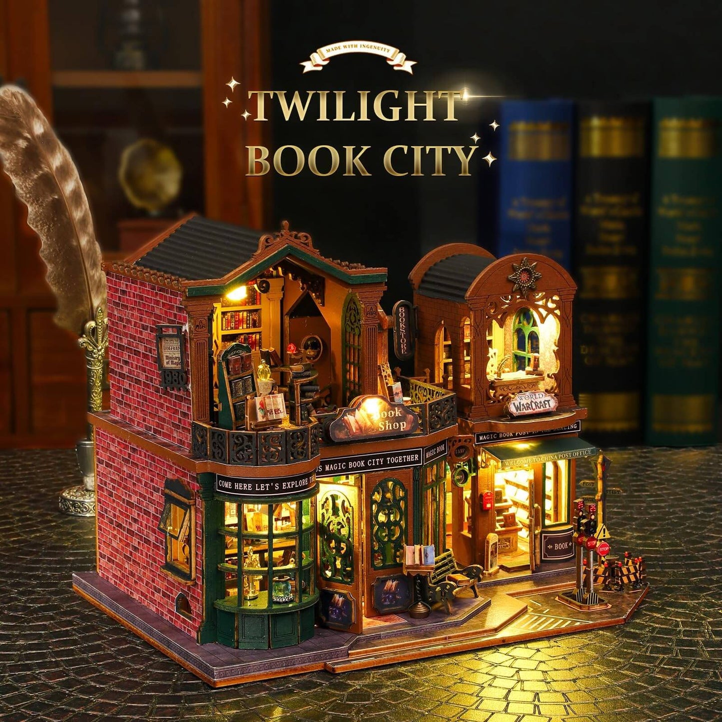 LED Bookshop Book Nook Kit