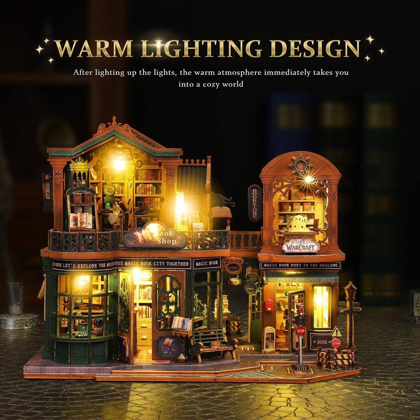 LED Bookshop Book Nook Kit