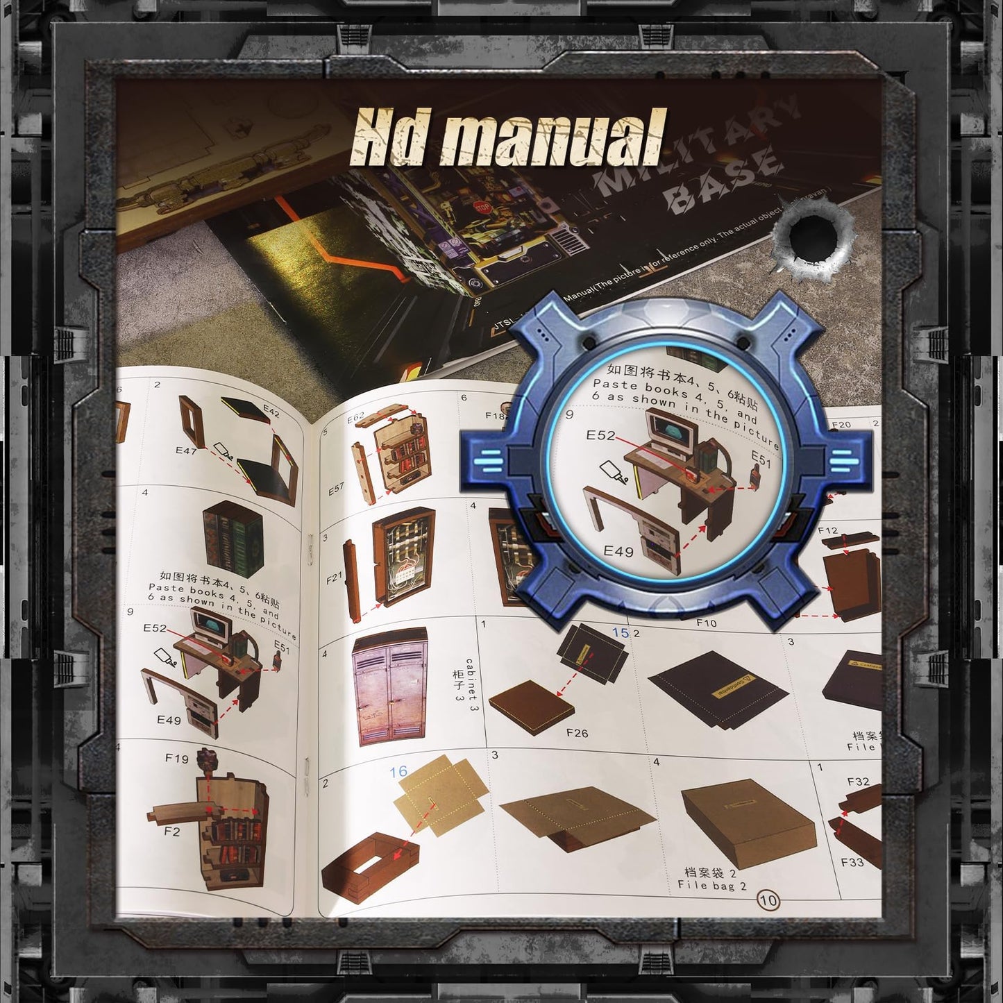 Military Base Book Nook Kit